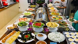 朝食スペース