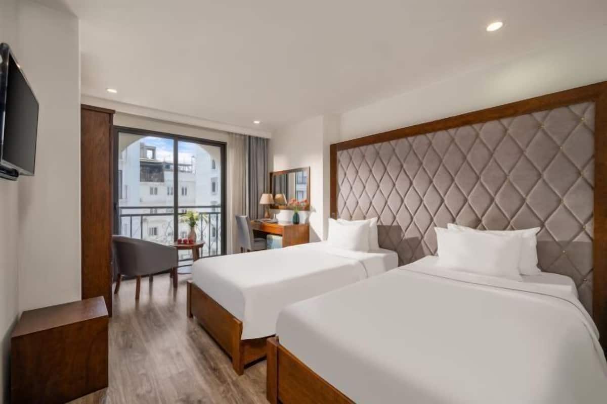 Minibar, desk, blackout curtains, soundproofing