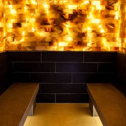 Sauna, steam room, body treatments, hot stone massages, body wraps