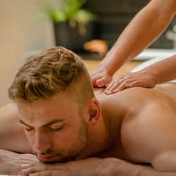 Sauna, steam room, body treatments, hot stone massages, body wraps