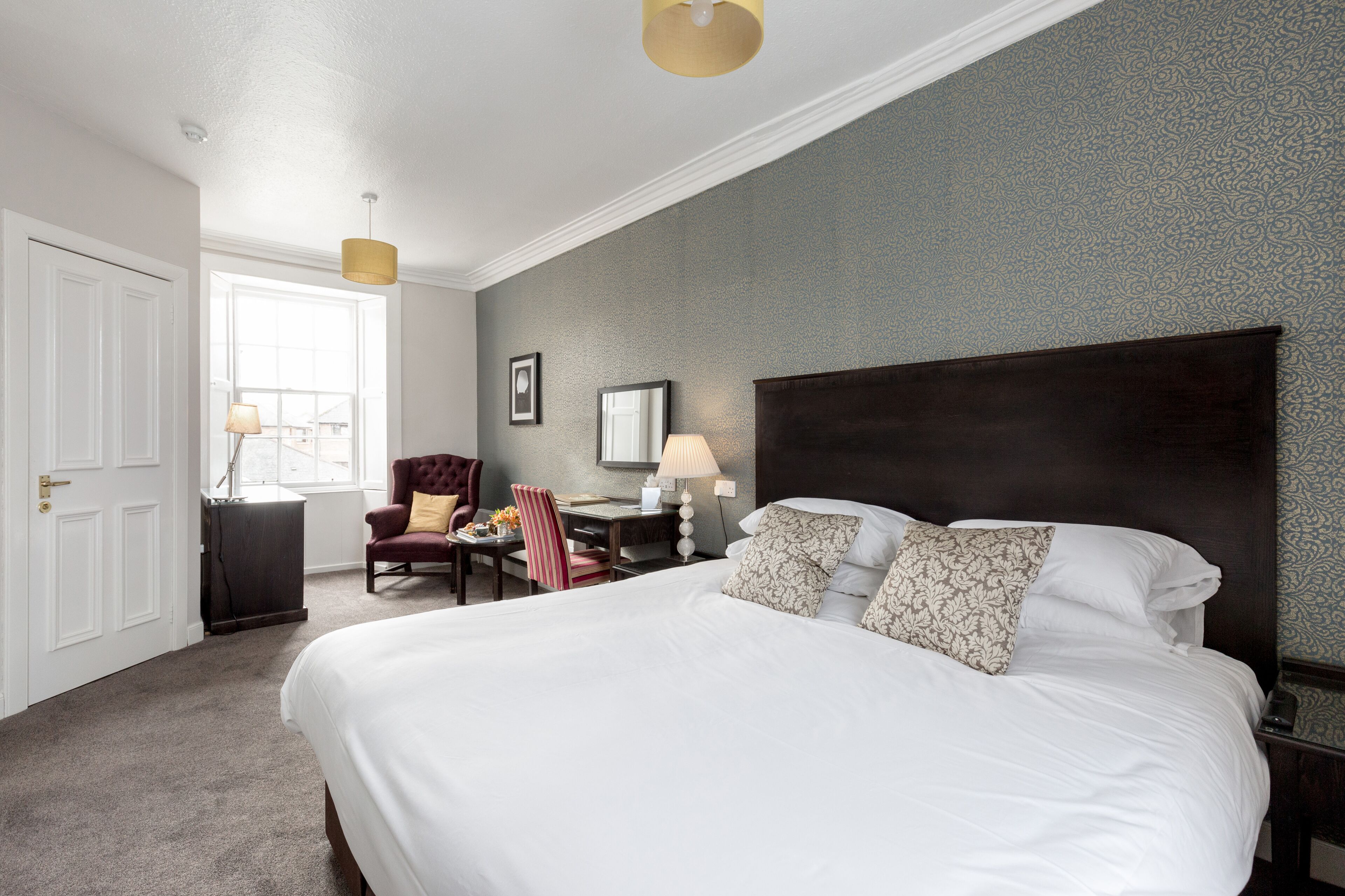 superior double or twin room, ensuite | individually decorated, desk, laptop workspace, blackout curtains
