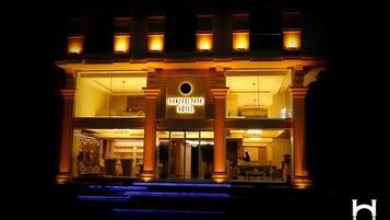 Front of property - evening/night