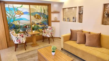 Lobby sitting area