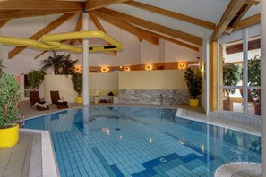 Indoor pool, outdoor pool