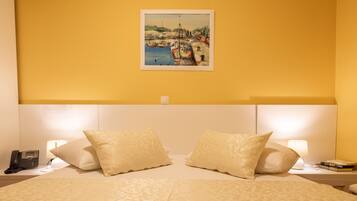 Double Room, Ground Floor | Minibar, desk, blackout drapes, soundproofing