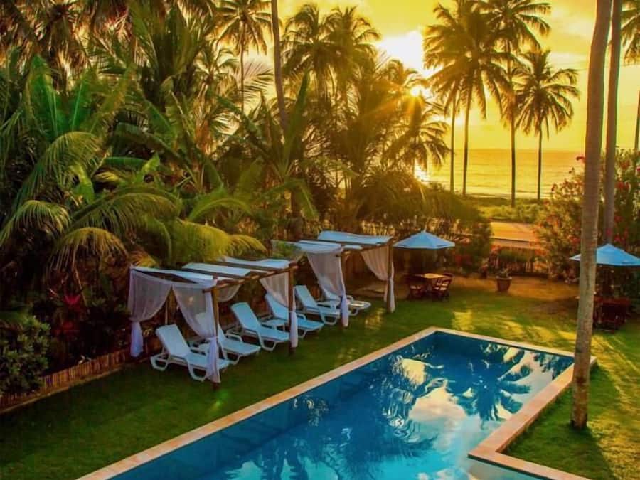 Overnatningsstedets facade