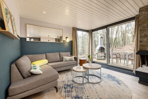 Casa de campo Deluxe | Área de sala de estar