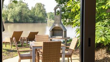 Deluxe cottage, 1 slaapkamer | Kameruitzicht