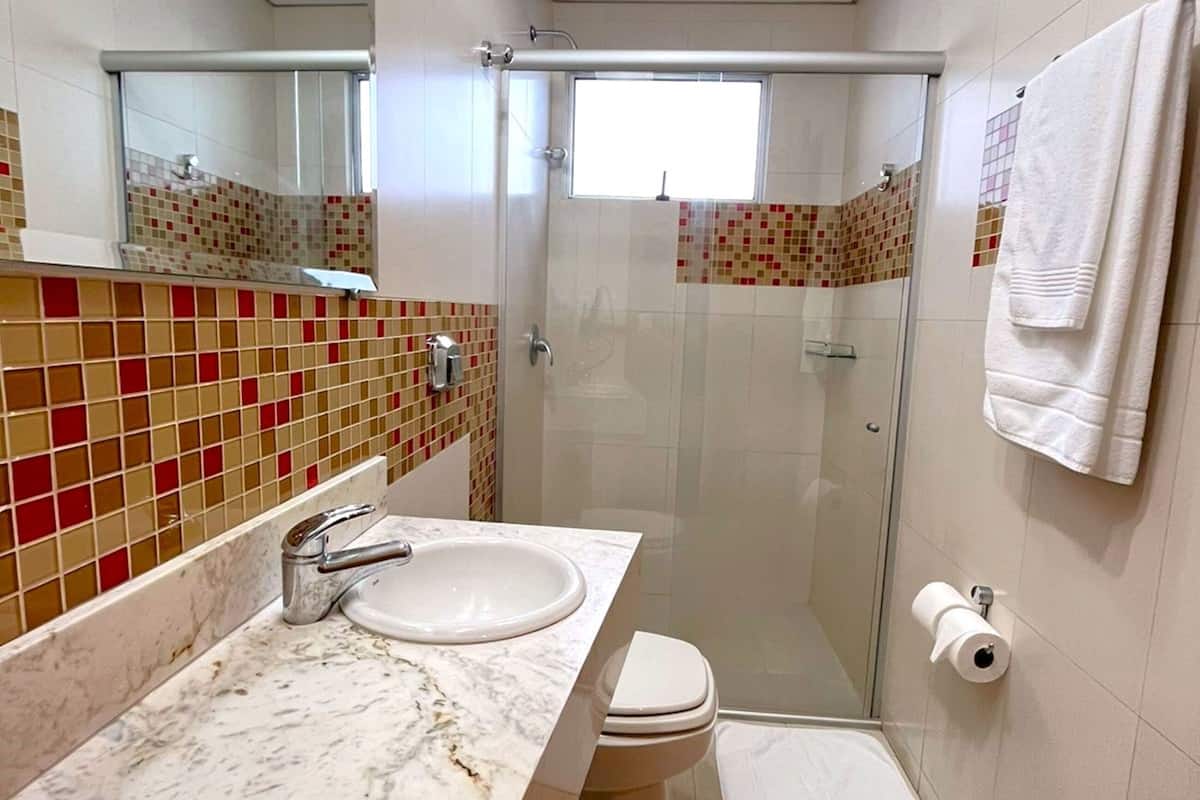 superior single room | bathroom | designer toiletries, bathrobes, towels, soap