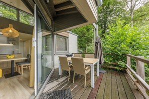 Småhus – deluxe, 2 soverom (VIP) | Terrasse/patio