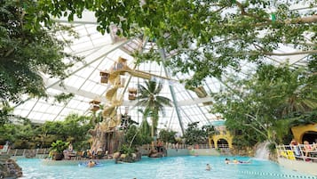 Indoor pool, outdoor pool