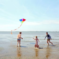 On the beach