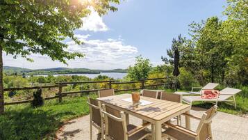 Premium-Ferienhaus, 3 Schlafzimmer | Ausblick vom Zimmer