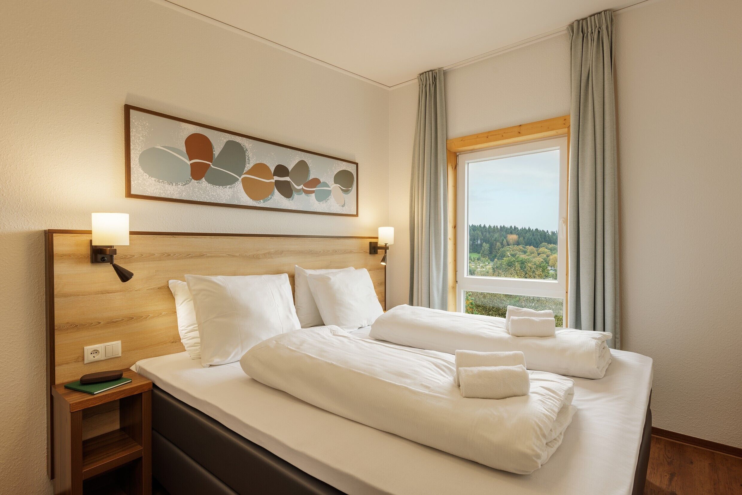 Deluxe-Ferienhaus, 2 Schlafzimmer (VIP) | Kostenloses WLAN, Bettwäsche