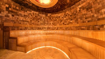 Sauna, baño de vapor, tratamientos corporales y envolturas corporales