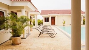 Six Bedroom Villa | Terrace/patio - Privacy and comfort luxury 6 bedroom villa (Sosúa)