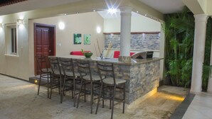 Six Bedroom Villa | Terrace/patio - Privacy and comfort luxury 6 bedroom villa (Sosúa)
