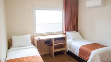 Twin Room, Accessible (Double Room PCD) | Hypo-allergenic bedding, minibar, desk, blackout drapes