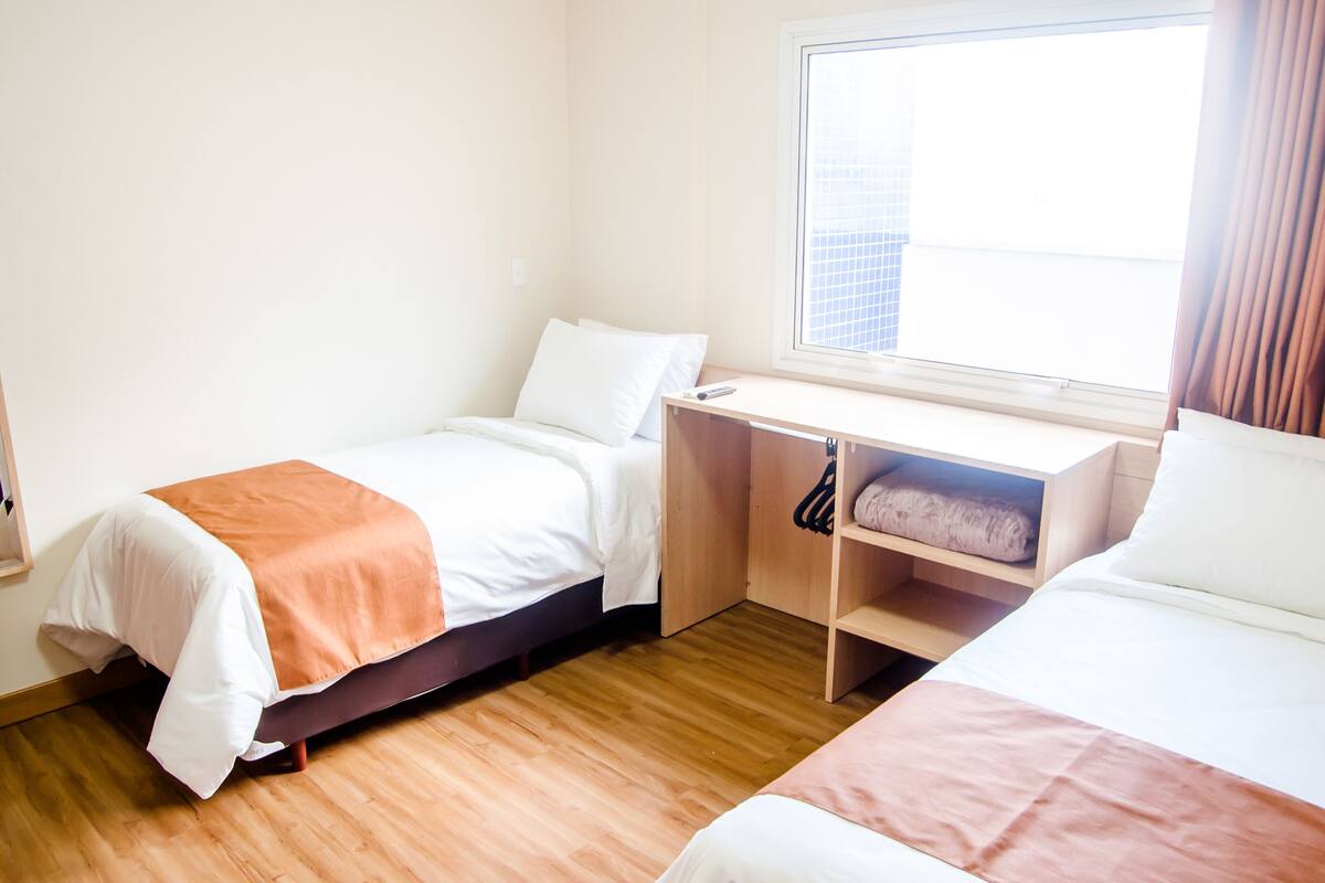 twin room, accessible (double room pcd) | 1 bedroom, hypo-allergenic bedding, minibar, desk