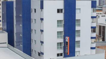 Voorkant van accommodatie