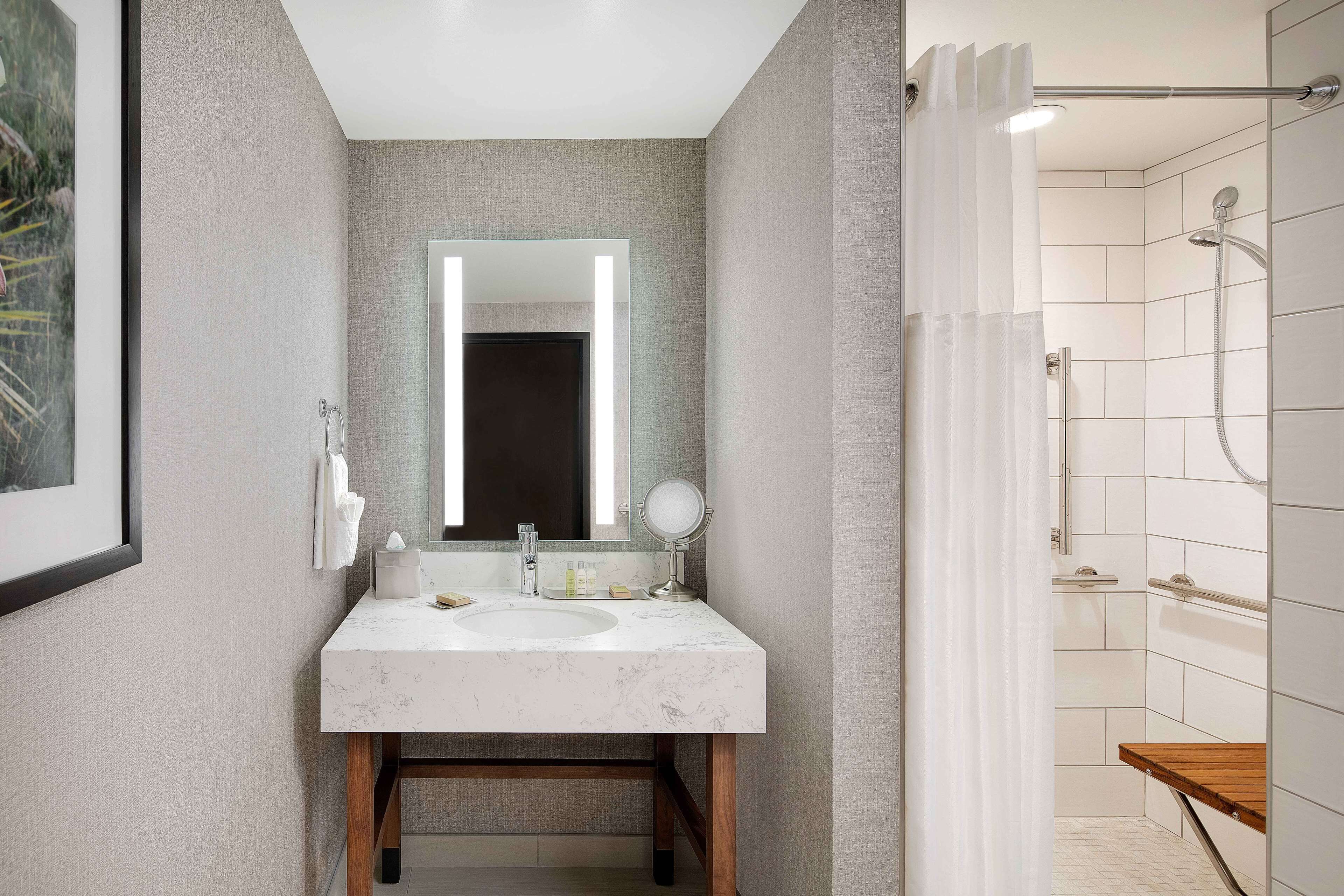 free toiletries, hair dryer, towels, soap