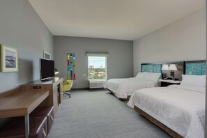Room, 2 Queen Beds, Accessible, Bathtub (Mobility & Hearing) - Hampton Inn Fort Lauderdale Pompano Beach (Pompano Beach)