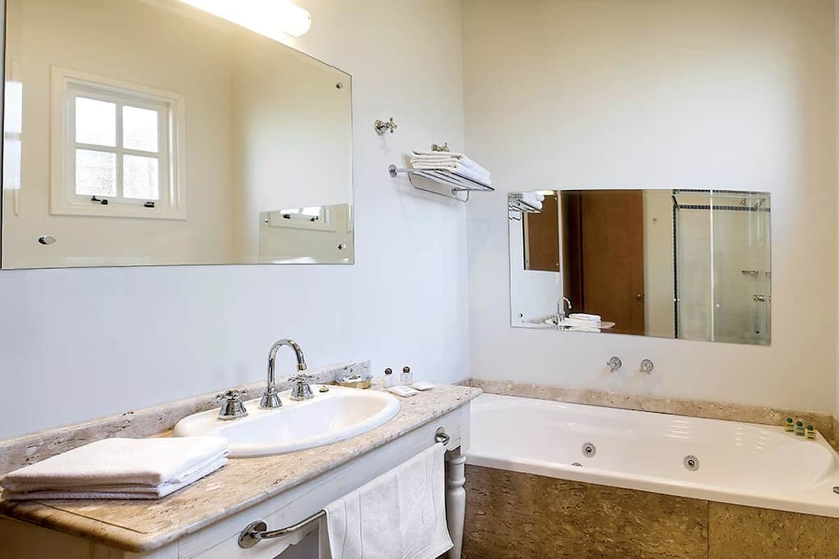 luxury suite, 1 king bed, accessible | jetted bathtub