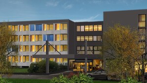 A modern hotel building with multiple floors, large windows, and a prominent Best Western logo. - Best Western Hotel Kaiserslautern (Kaiserslautern)