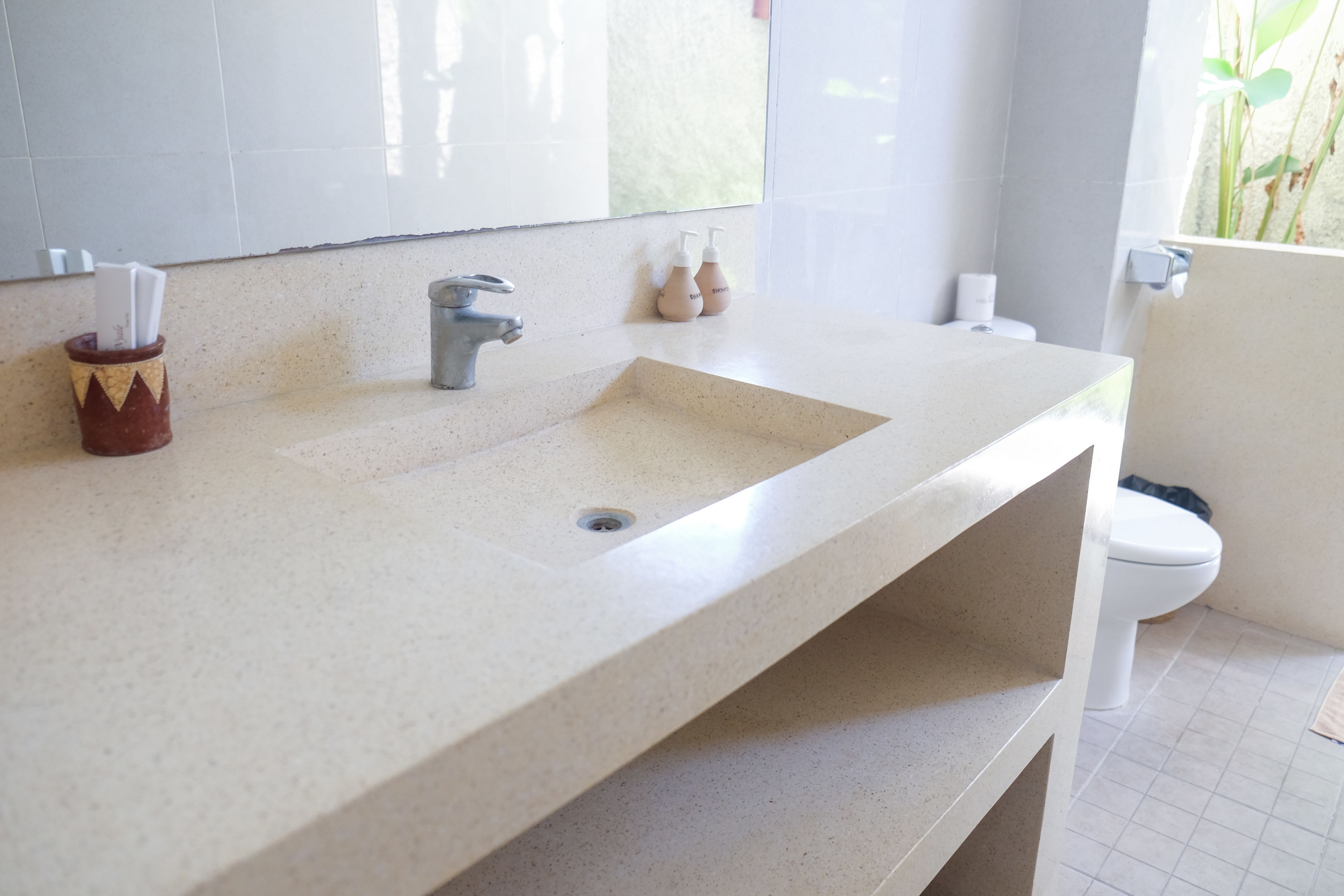 villa, 2 bedrooms, private pool | bathroom | shower, free toiletries, hair dryer, towels