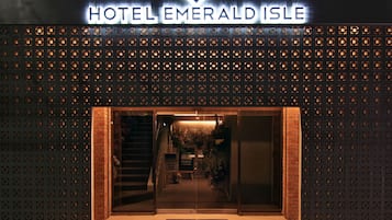 Front of property – evening/night