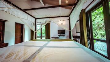 Deluxe Double Room, Non Smoking, Pool View | Minibar, rollaway beds, free WiFi, bed sheets