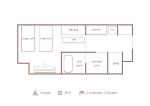 Moderate Twin | Floor plan