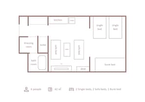 Superior Family Loft (A) | Floor plan