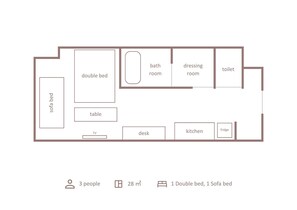 Moderate Double | Floor plan