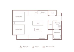 Suite | Floor plan