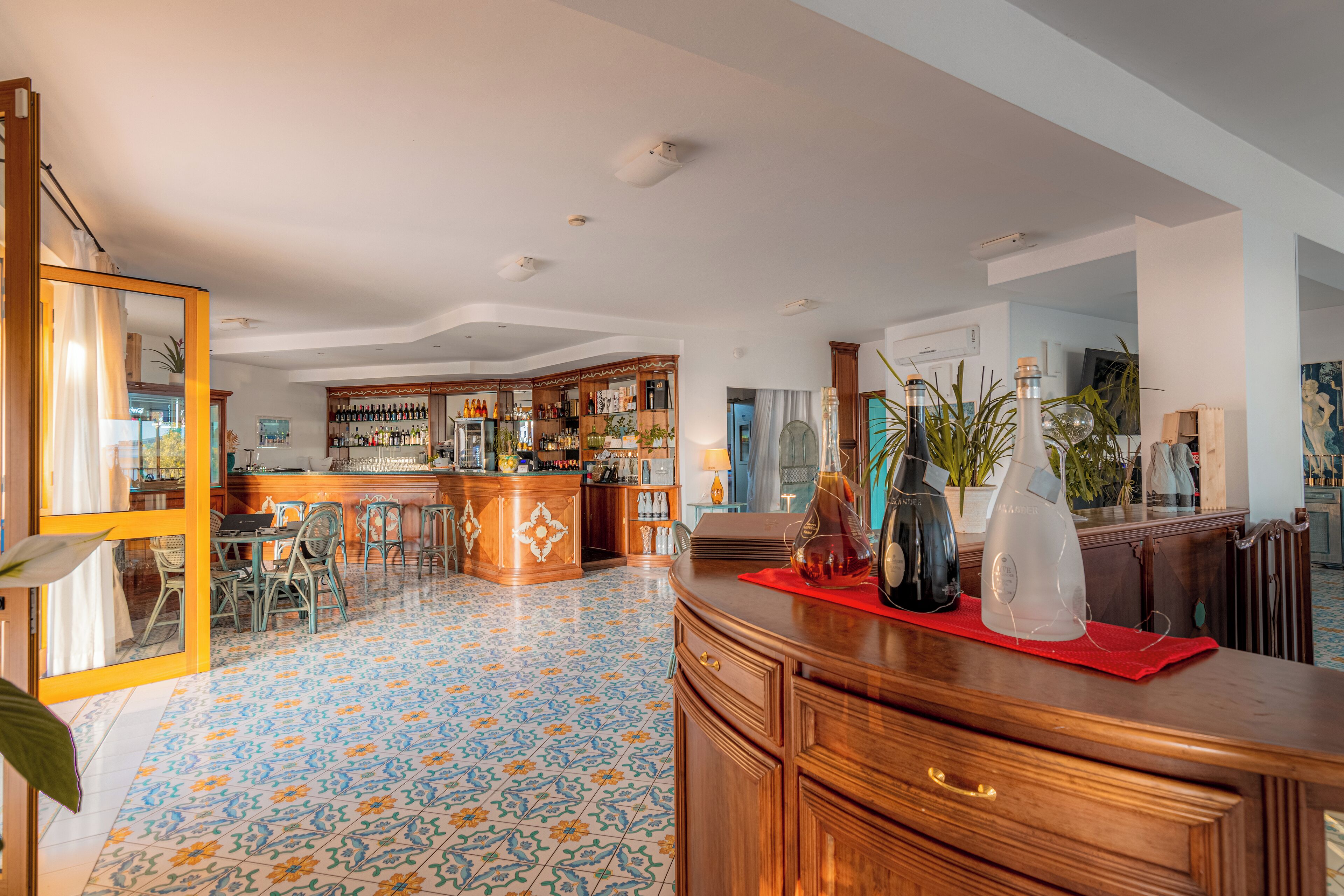 Sala de estar en el lobby