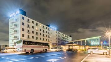 Front of property - evening/night