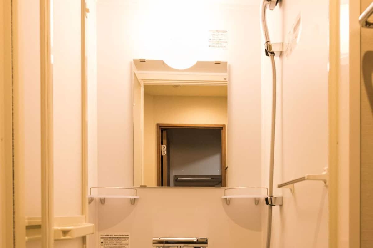 Bathroom | Shower, free toiletries, hair dryer, slippers