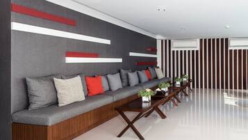 Sala de estar en el lobby