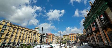 Blick von der Unterkunft