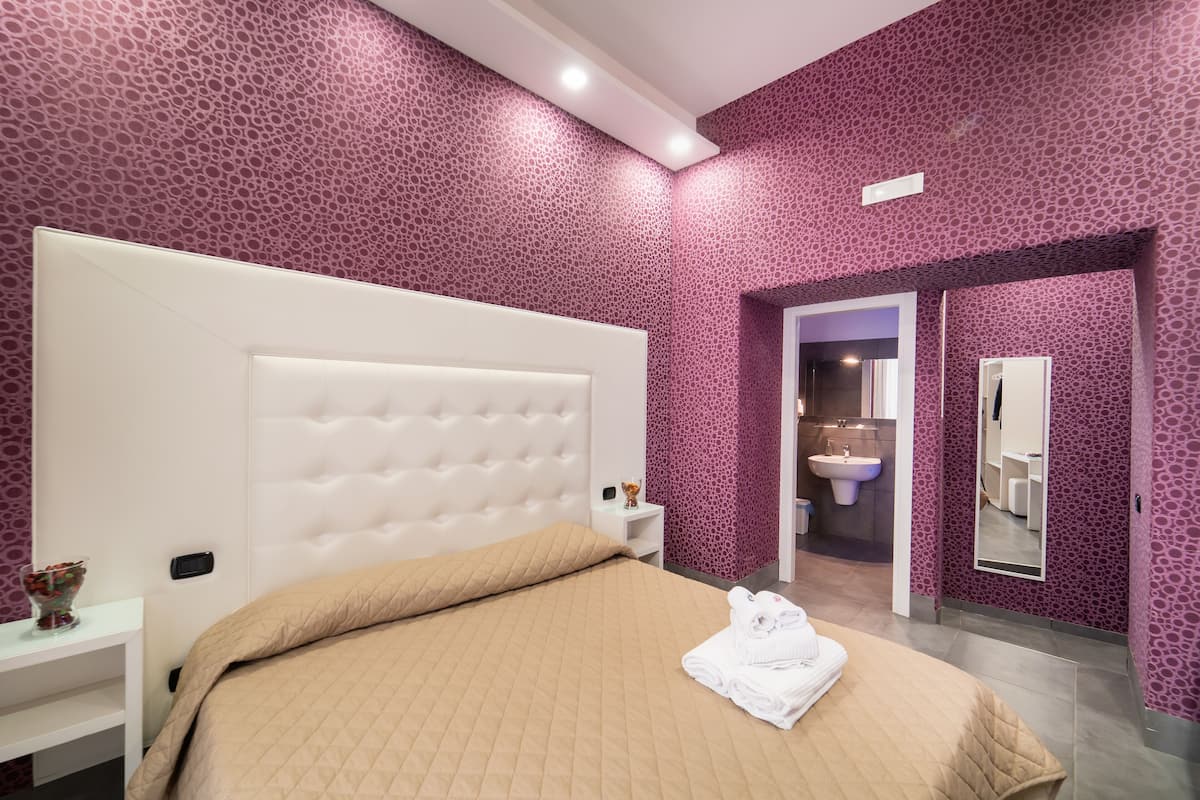 1 habitación y ropa de cama de alta calidad