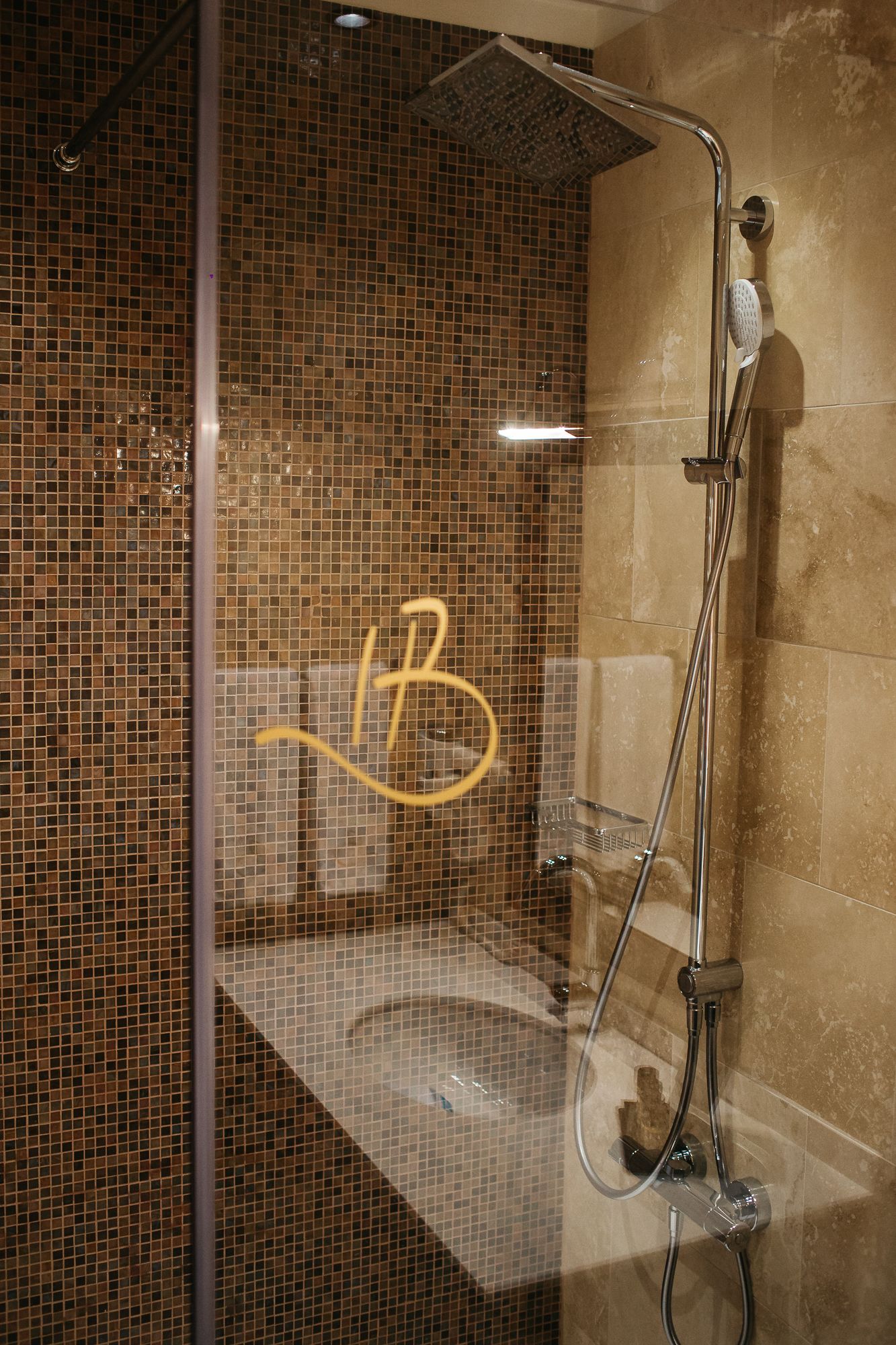 deluxe suite | bathroom | shower, free toiletries, hair dryer, bathrobes