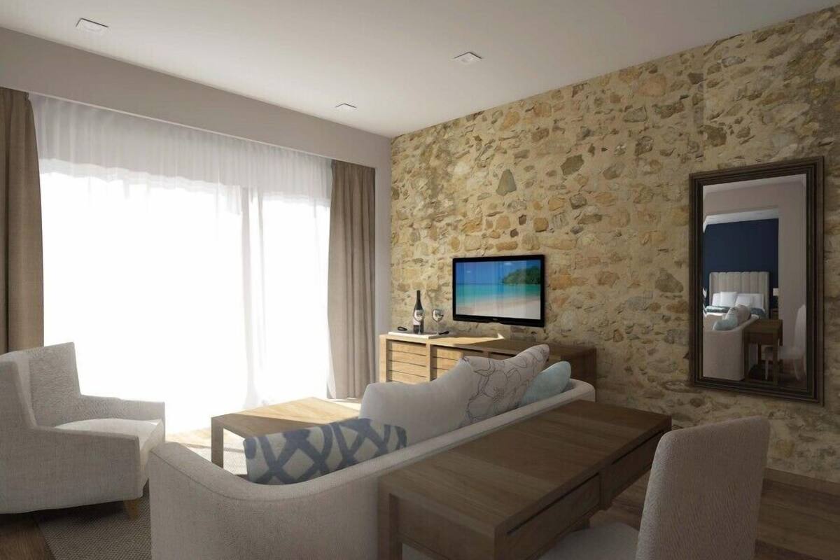 family room, 1 bedroom | living area | 43-inch flat-screen tv with satellite channels, tv