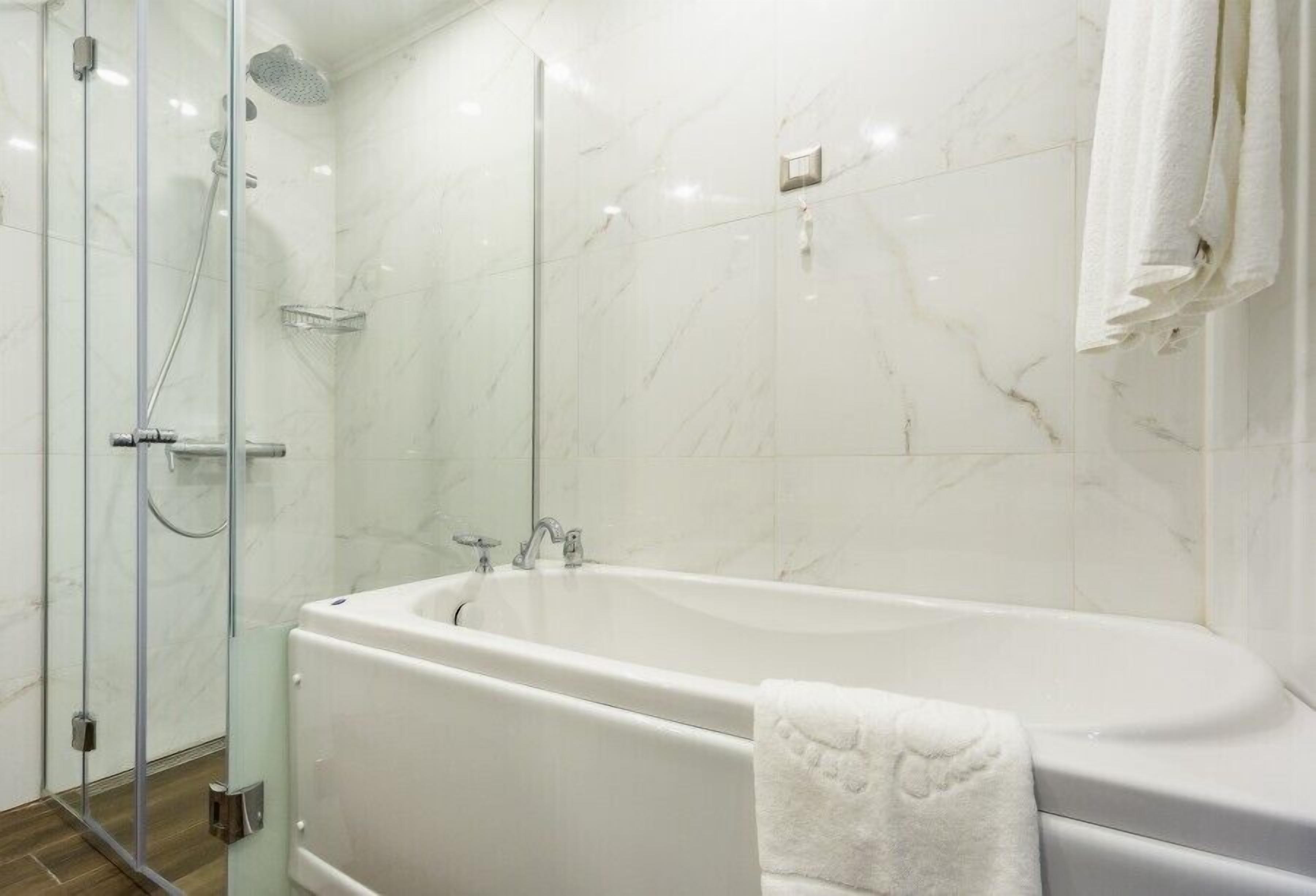 free toiletries, hair dryer, bathrobes, slippers