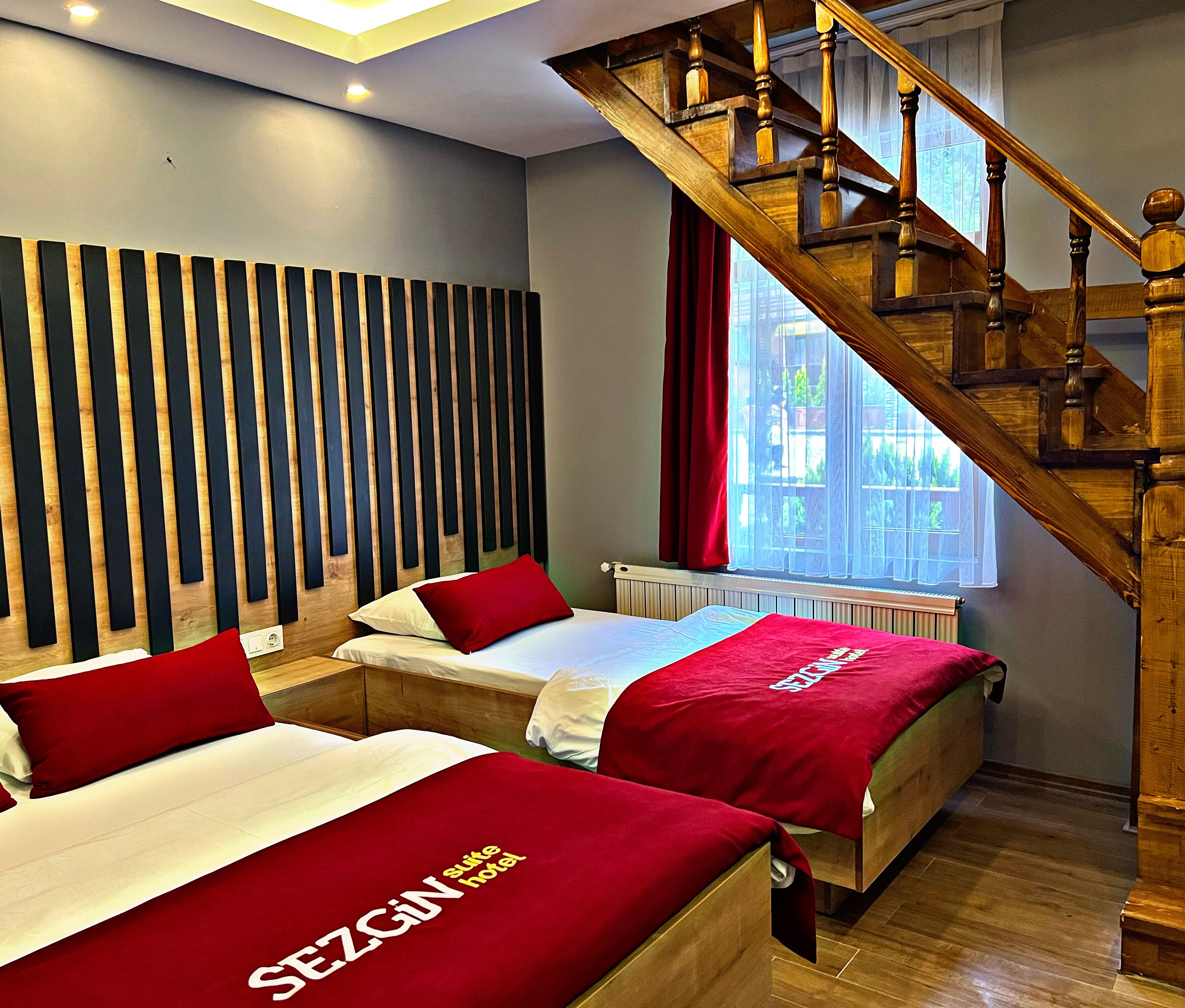 Bangalô família | Frigobar (abastecido com itens grátis), escrivaninha