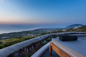 Villa, 3 camere da letto, idromassaggio, vista mare | Vista dalla camera