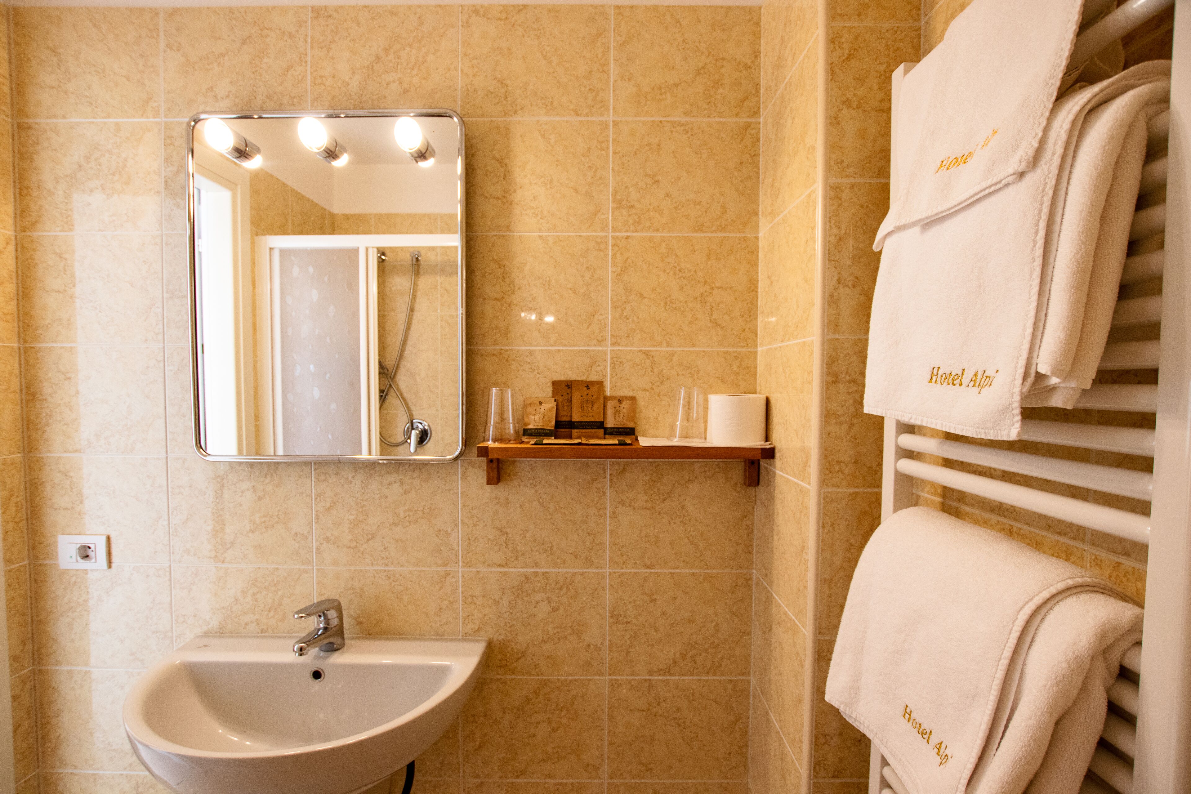 slippers, bidet, towels