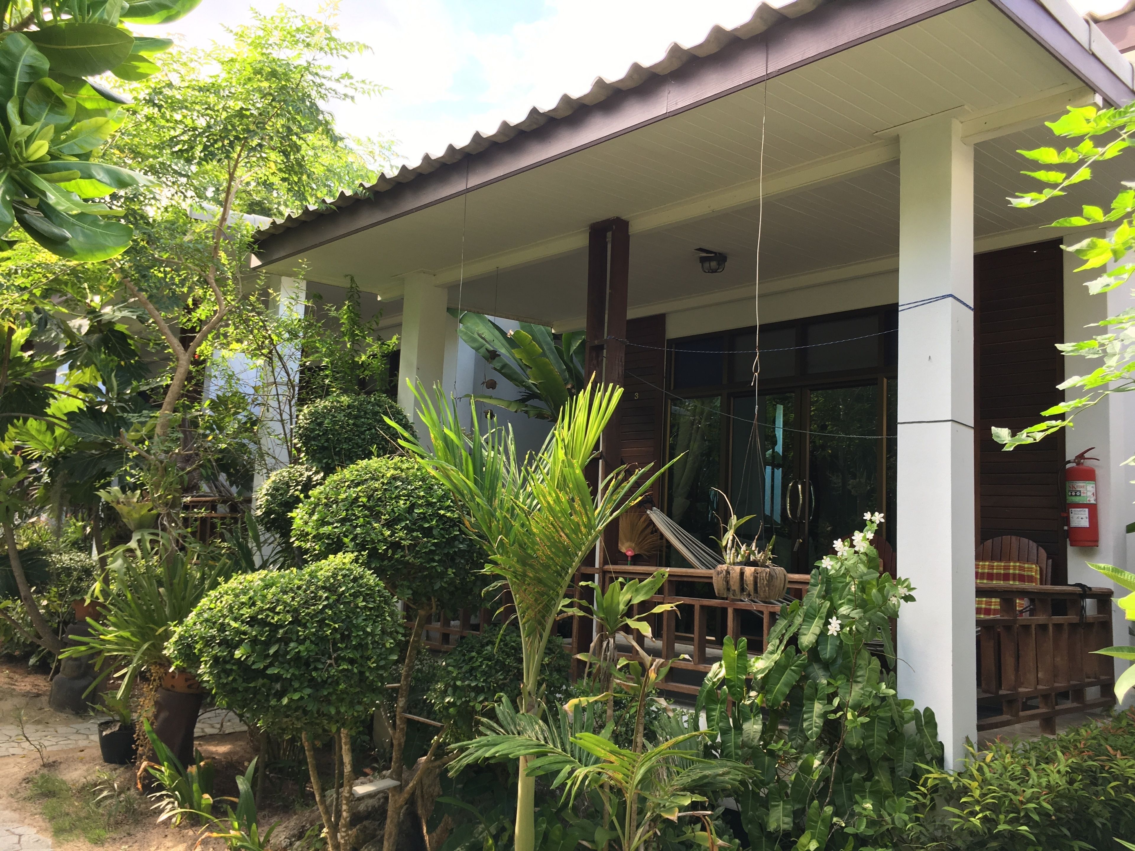 deluxe air conditioned bungalow | property grounds