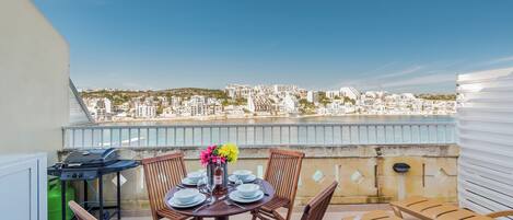 Leilighet – panorama, sjøutsikt | Terrasse/patio