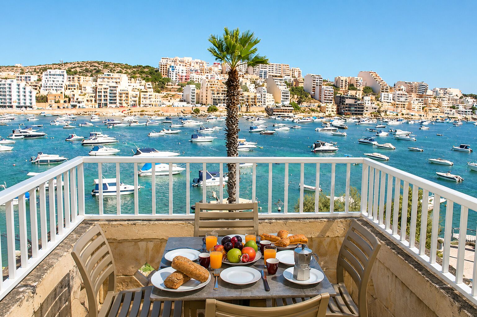Panoramic Apartment, Sea View | Teres/patio